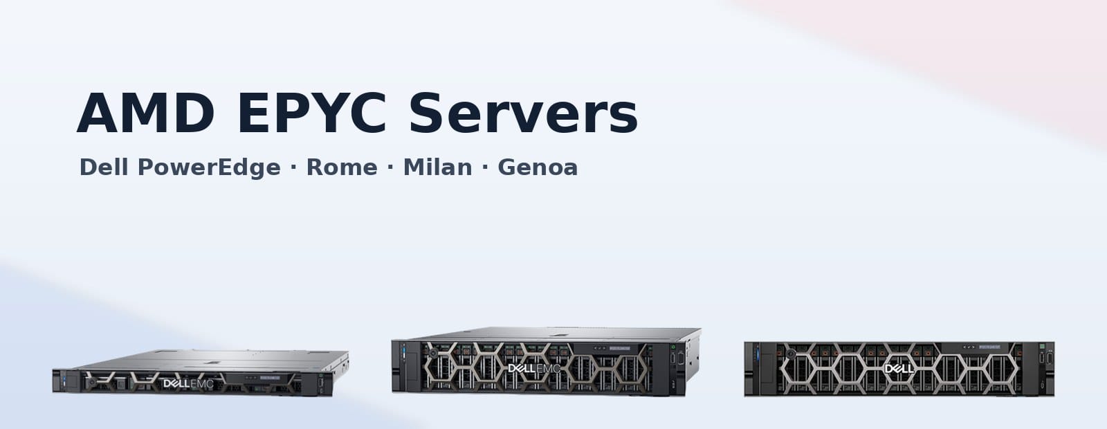 New single-socket AMD EPYC Dell PowerEdge servers