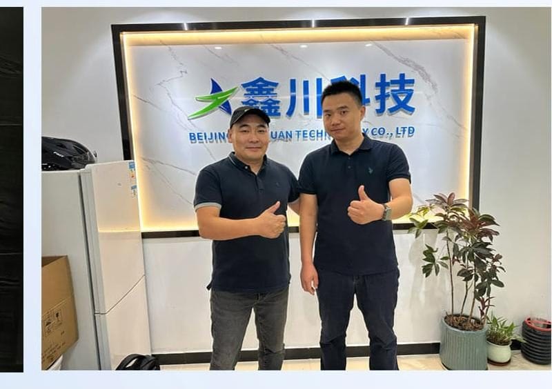 Client visit at Beijing Xinchuan Technology office