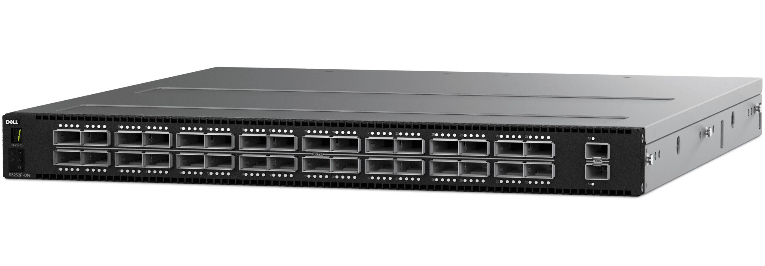 Dell PowerSwitch S5232F-ON 100GbE switch front panel