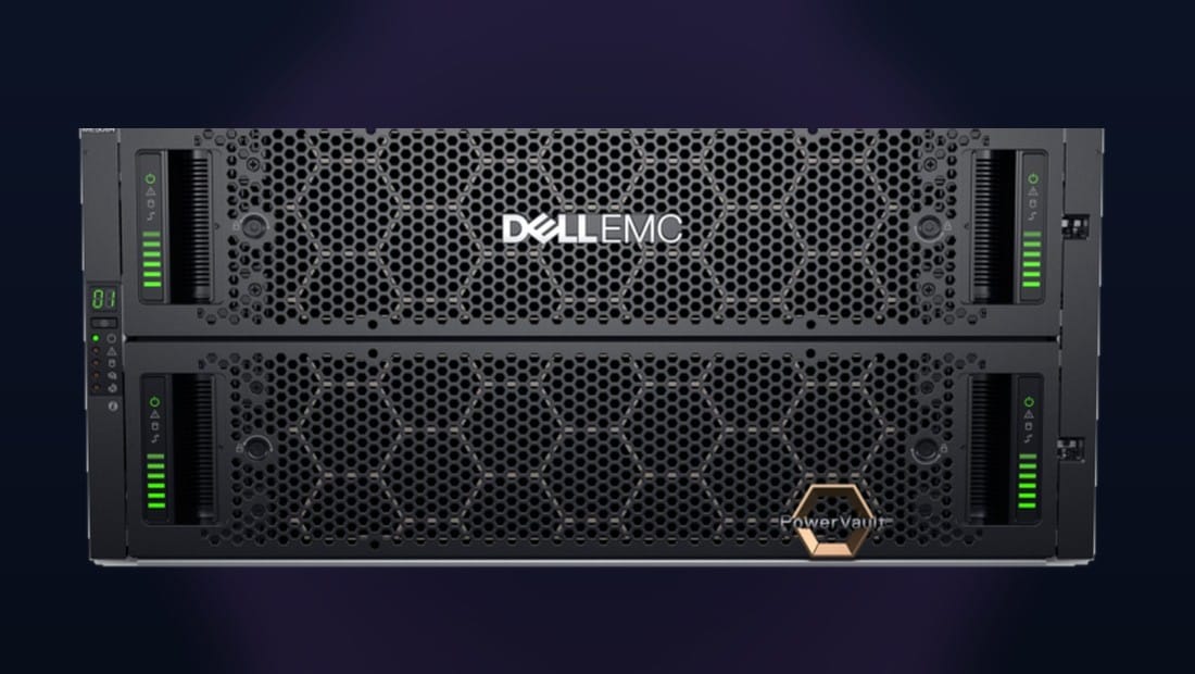 Dell PowerVault ME5084 storage array front view