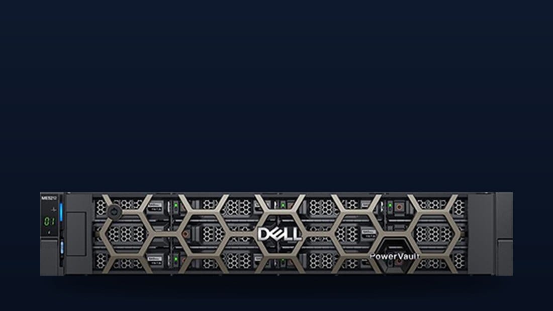 Dell PowerVault ME5212 storage array front view