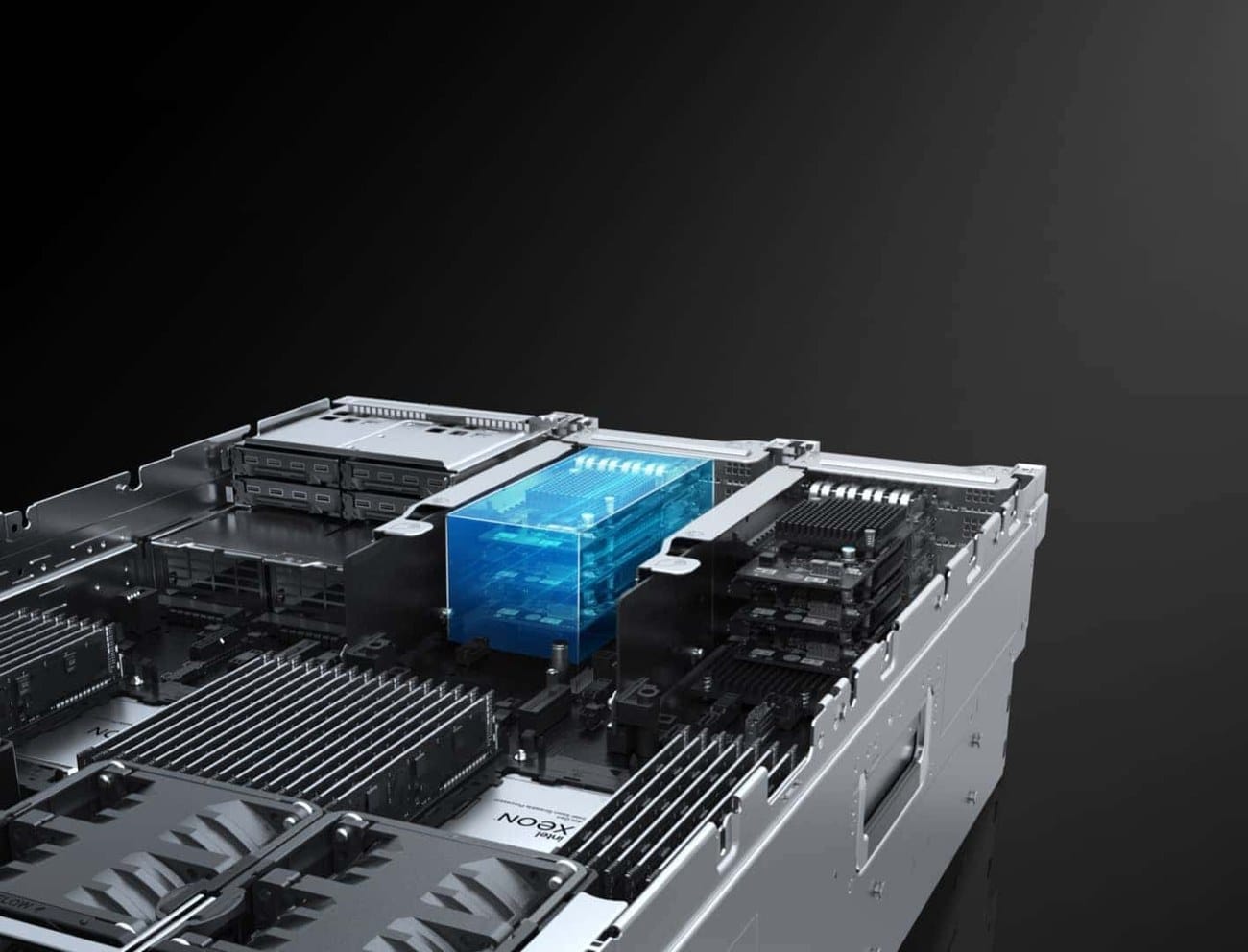 FusionServer 5288 V7 internal memory, CPU and PCIe layout