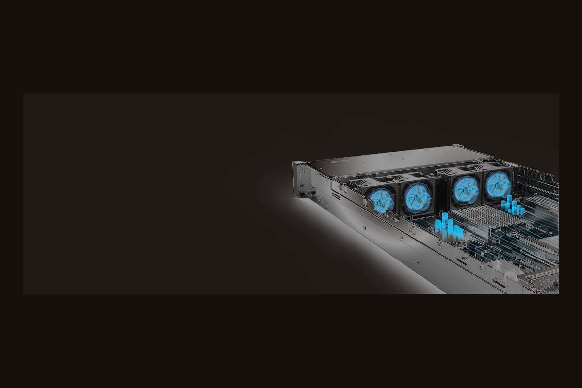 xFusion 2258H V8 counter-rotating fans and airflow cooling design
