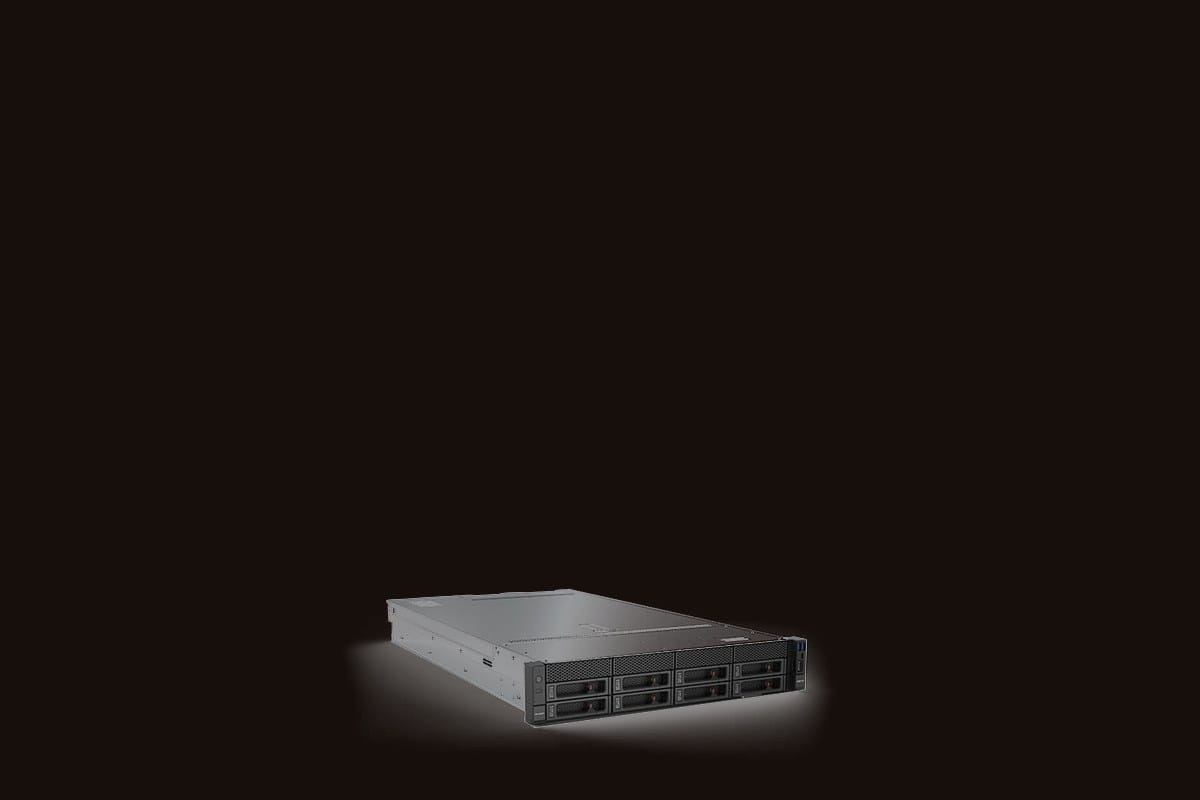 xFusion 2258H V8 front bezel with eight 2.5-inch drive bays