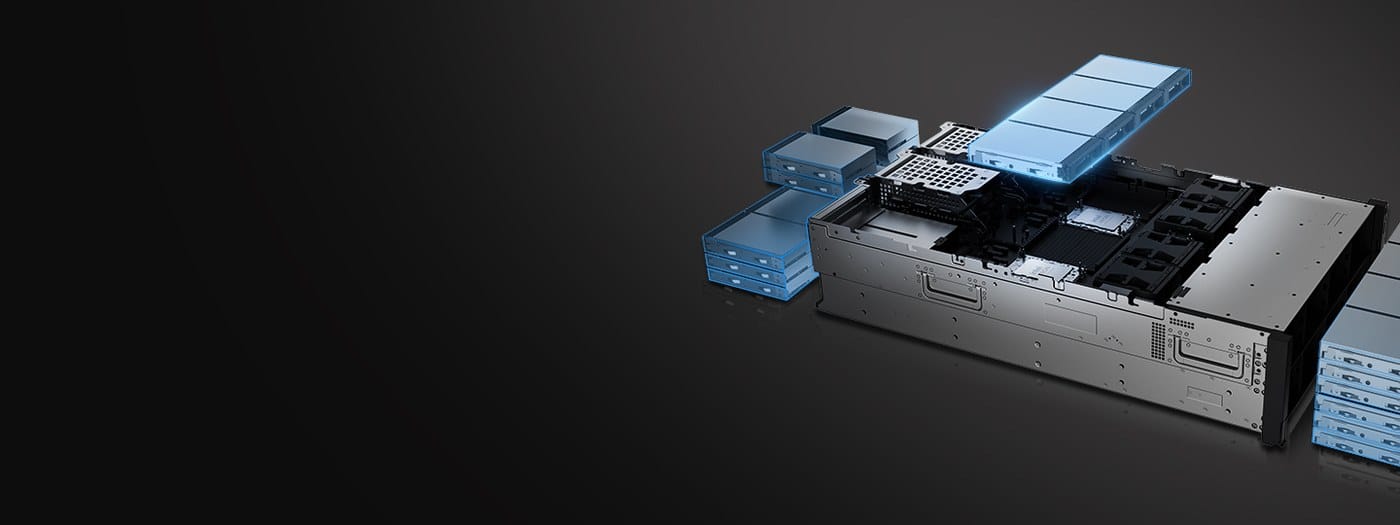 FusionServer 5288 V8 internal storage and drive expansion layout