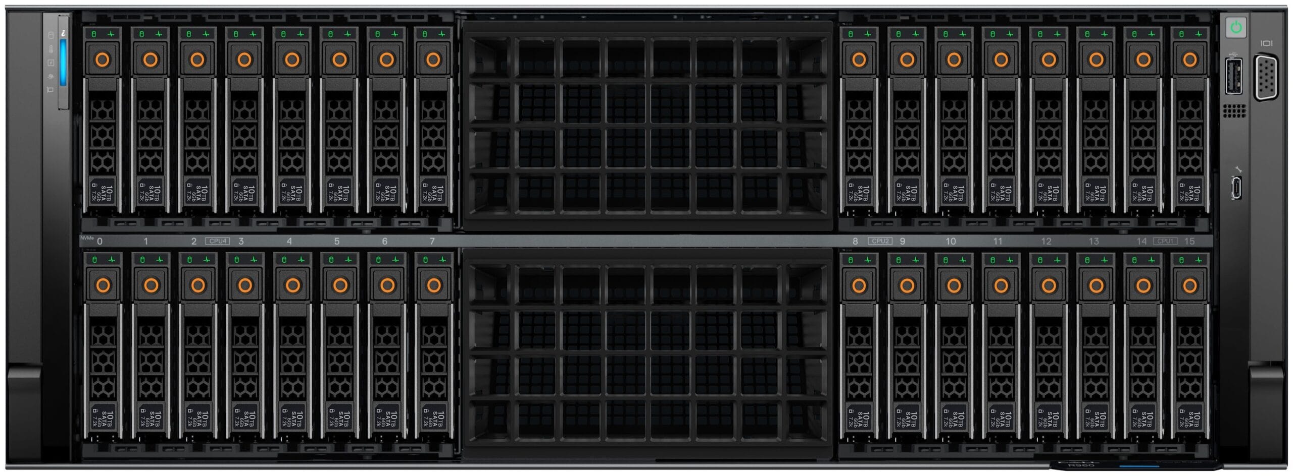Dell PowerEdge R960 4U 32x2.5 rack server front view