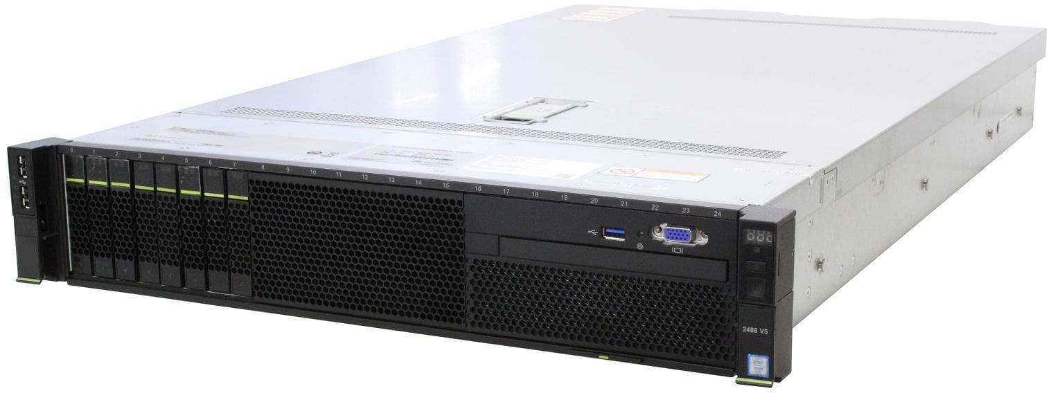 xFusion FusionServer 2488H V5 2U four-socket rack server, angled front view