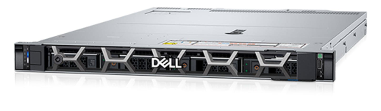 New Dell PowerEdge R660xs 1U rack server, front view