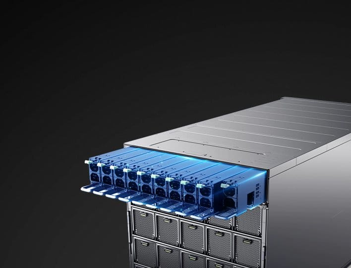 xFusion G8550 V8 wall of eight 3200W dual-input CRPS power modules